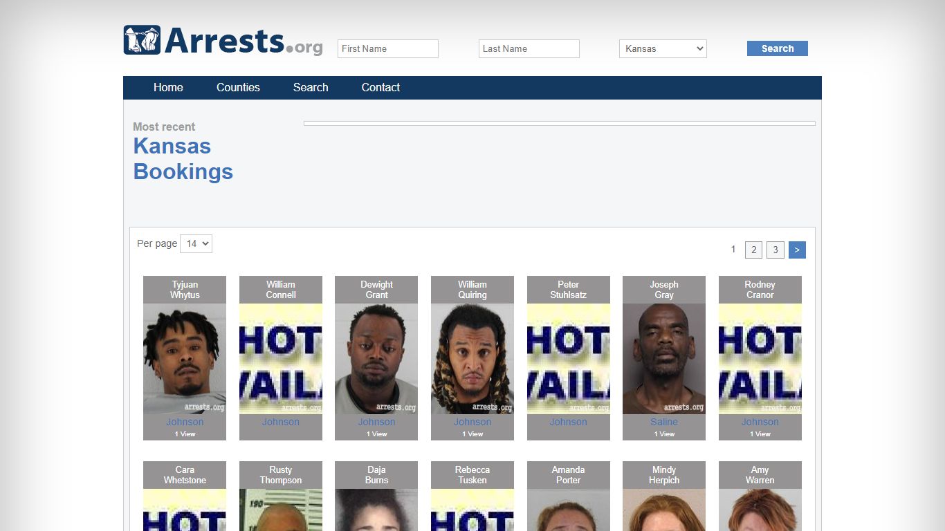 Kansas Arrests and Inmate Search